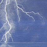 Gewitter über dem Meer (40 x 30 cm, Acryl auf Karton)