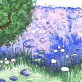 Kornblumenblau (ca. 10 x 10 cm)